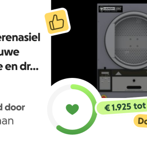 Inzamelingsactie Wasmachine